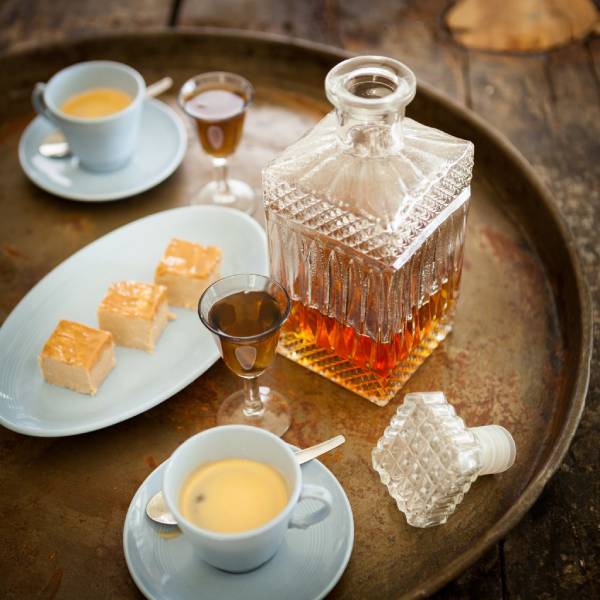 Halva and aperitif