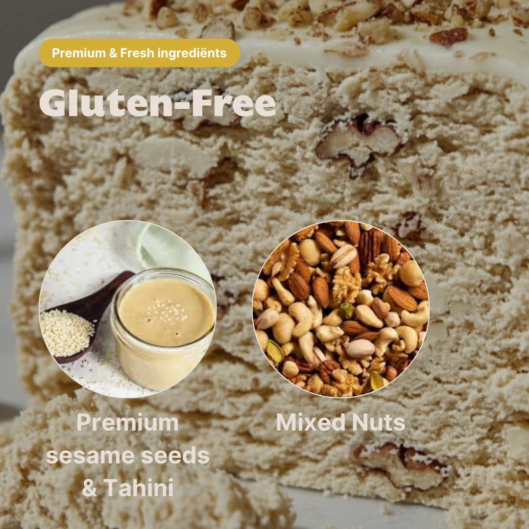 Pecan & White Chocolate Halva