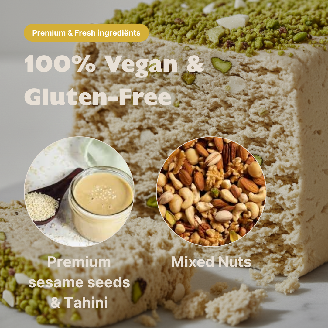 Pistachio and White Chocolate Halva