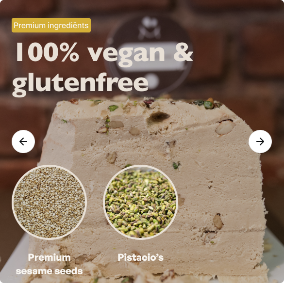 Pistachio Halva - Handmade Sesame Treat